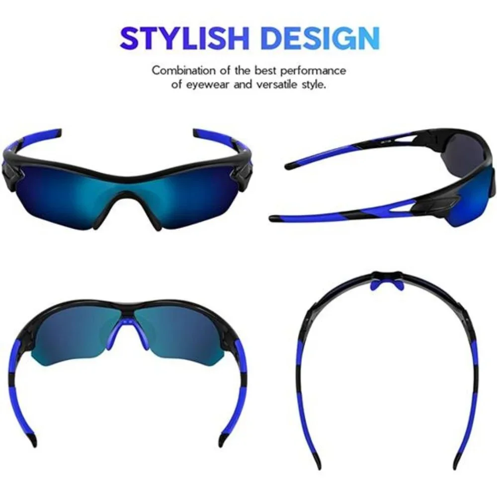 Polarized Sports Sunglasses for Men - TAC Technology Lens, Case Included - Picture 2 of 5